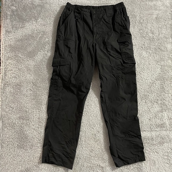 Propper Pants Mens Size 38x34 Black Cargo Tactical‎ Durable Multi Pockets Work - Picture 1 of 7